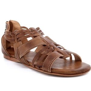 Bed Stu Cara Brown Leather Gladiator Boho Comfort Sandals